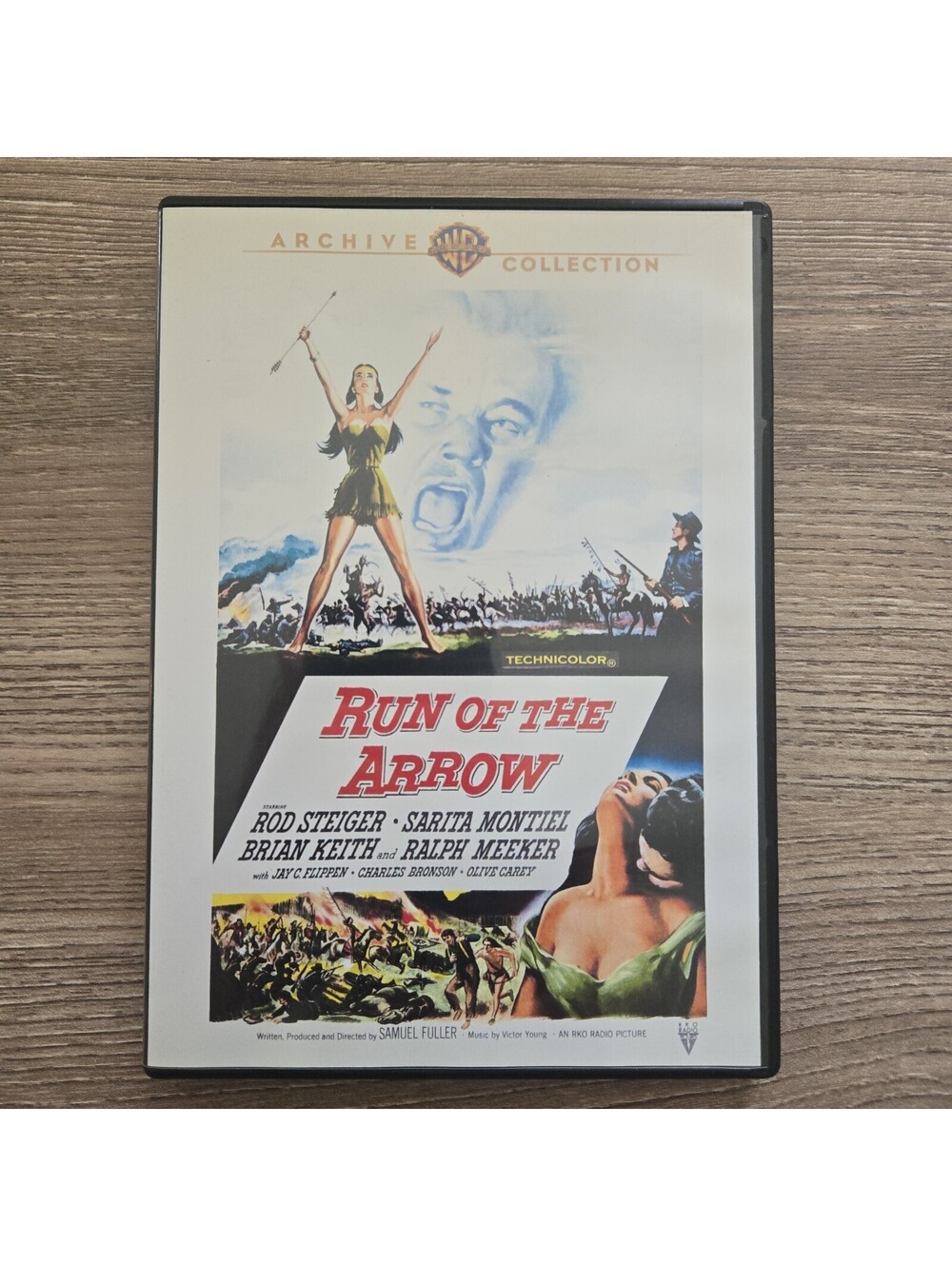Run of the Arrow (DVD Warner Archive) Rod Steiger Charles Bronson 1957 Western